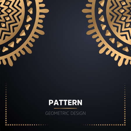 luxury ornamental mandala design backgroundのイラスト素材