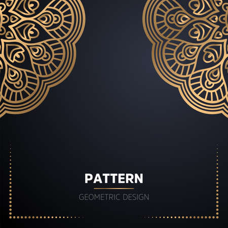 luxury ornamental mandala design backgroundのイラスト素材