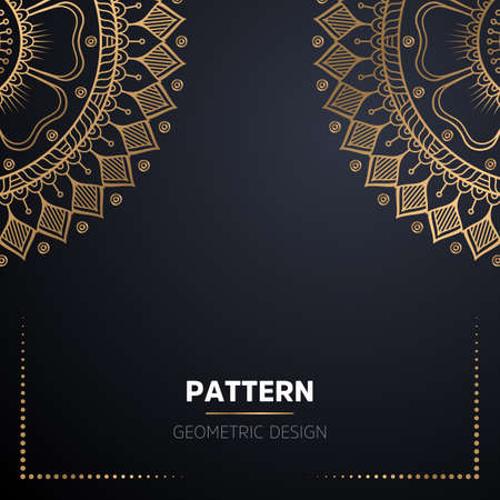 luxury ornamental mandala design backgroundのイラスト素材