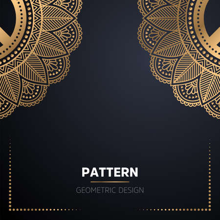 luxury ornamental mandala design backgroundのイラスト素材