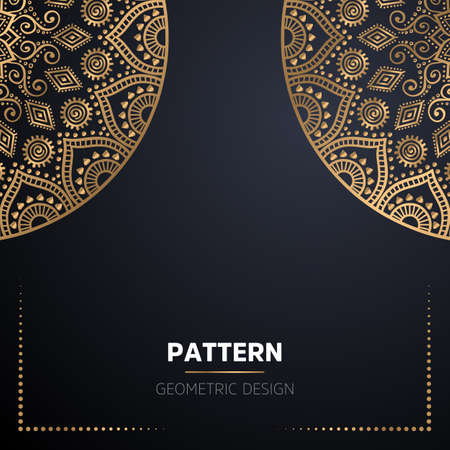 luxury ornamental mandala design backgroundのイラスト素材