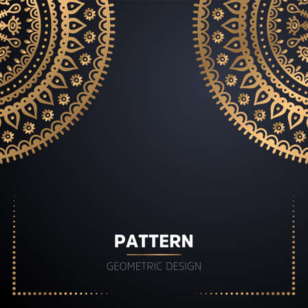 luxury ornamental mandala design backgroundのイラスト素材