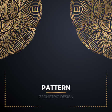 luxury ornamental mandala design backgroundのイラスト素材