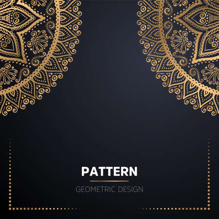 luxury ornamental mandala design backgroundのイラスト素材