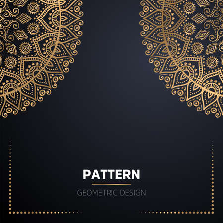 luxury ornamental mandala design backgroundのイラスト素材