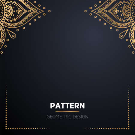 luxury ornamental mandala design backgroundのイラスト素材