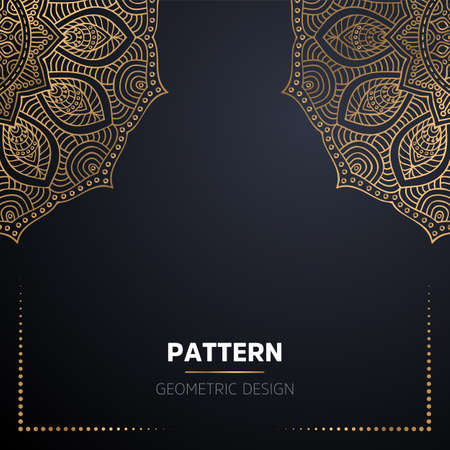 luxury ornamental mandala design backgroundのイラスト素材