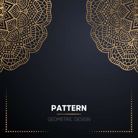 luxury ornamental mandala design backgroundのイラスト素材