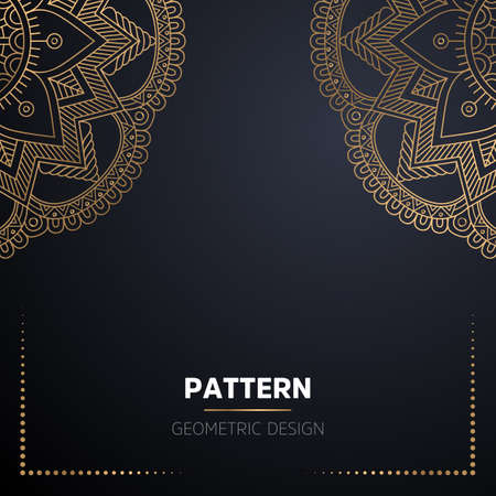 luxury ornamental mandala design backgroundのイラスト素材