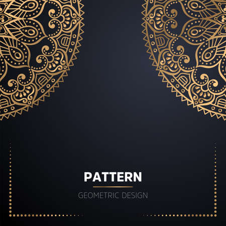 luxury ornamental mandala design backgroundのイラスト素材