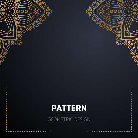 luxury ornamental mandala design backgroundのイラスト素材