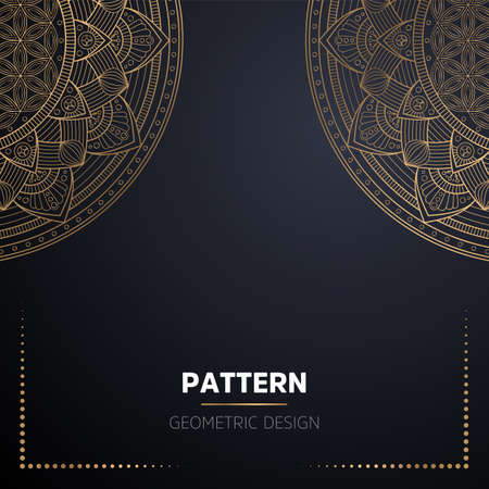 luxury ornamental mandala design backgroundのイラスト素材