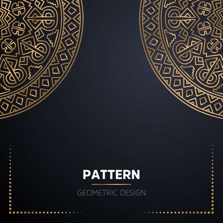 luxury ornamental mandala design backgroundのイラスト素材