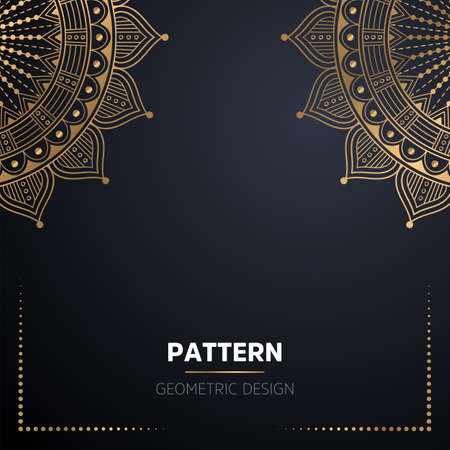 luxury ornamental mandala design backgroundのイラスト素材