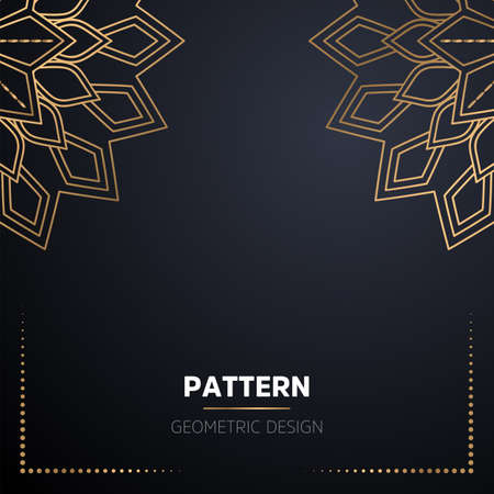 luxury ornamental mandala design backgroundのイラスト素材