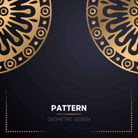 luxury ornamental mandala design backgroundのイラスト素材