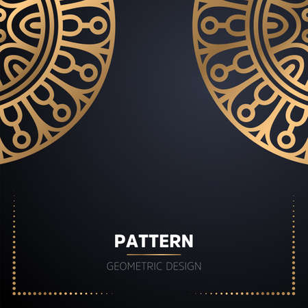 luxury ornamental mandala design backgroundのイラスト素材