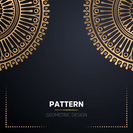 luxury ornamental mandala design backgroundのイラスト素材