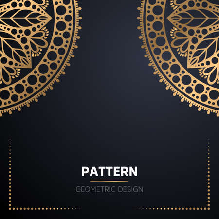 luxury ornamental mandala design backgroundのイラスト素材
