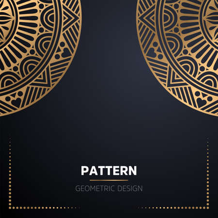 luxury ornamental mandala design backgroundのイラスト素材