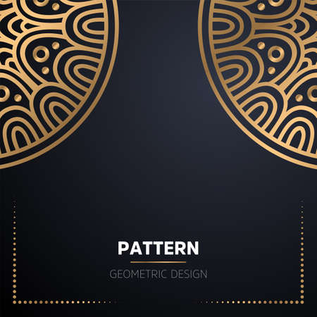 luxury ornamental mandala design backgroundのイラスト素材