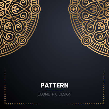 luxury ornamental mandala design backgroundのイラスト素材