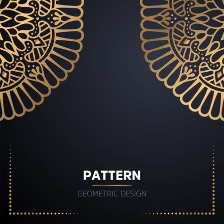 luxury ornamental mandala design backgroundのイラスト素材