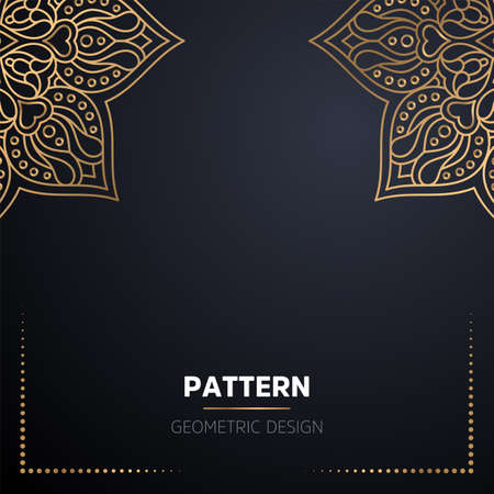 luxury ornamental mandala design backgroundのイラスト素材