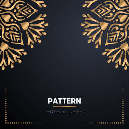 luxury ornamental mandala design backgroundのイラスト素材