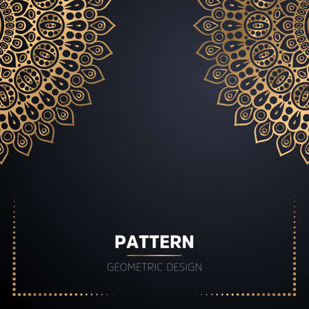 luxury ornamental mandala design backgroundのイラスト素材