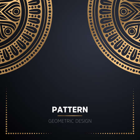 luxury ornamental mandala design backgroundのイラスト素材