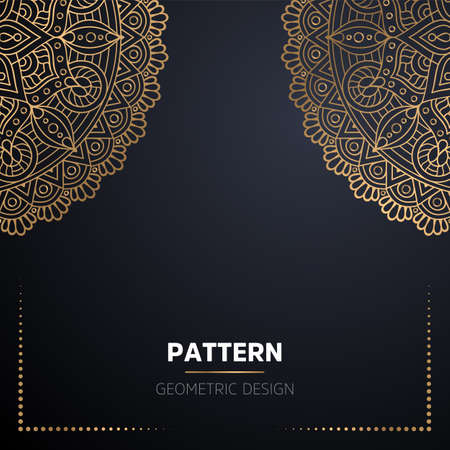 luxury ornamental mandala design backgroundのイラスト素材