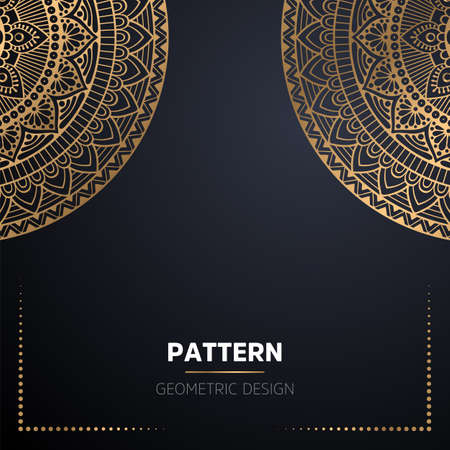 luxury ornamental mandala design backgroundのイラスト素材