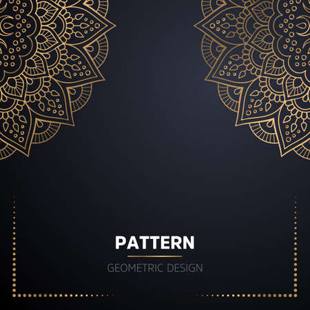 luxury ornamental mandala design backgroundのイラスト素材