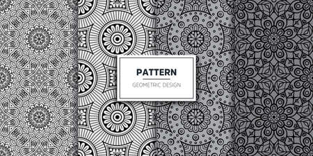 luxury ornamental mandala design backgroundのイラスト素材