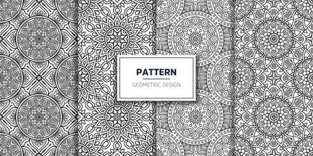 luxury ornamental mandala design backgroundのイラスト素材
