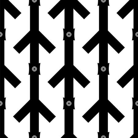 Seamless pattern. Vintage decorative elementsのイラスト素材
