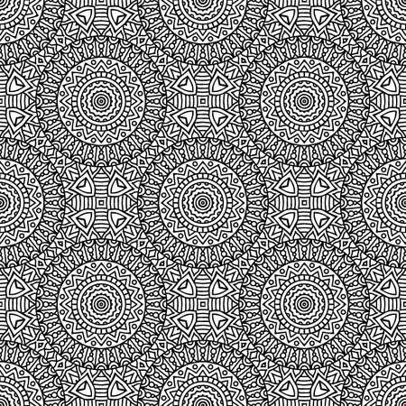 Seamless pattern. Vintage decorative elementsのイラスト素材