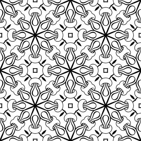 Seamless pattern. Vintage decorative elementsのイラスト素材