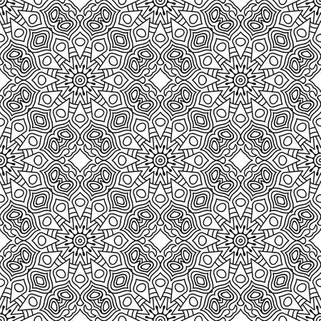 Seamless pattern. Vintage decorative elementsのイラスト素材