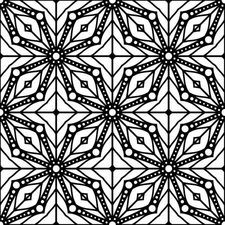 Seamless pattern. Vintage decorative elementsのイラスト素材