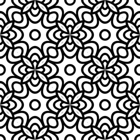 Seamless pattern. Vintage decorative elementsのイラスト素材