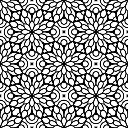 Seamless pattern. Vintage decorative elementsのイラスト素材