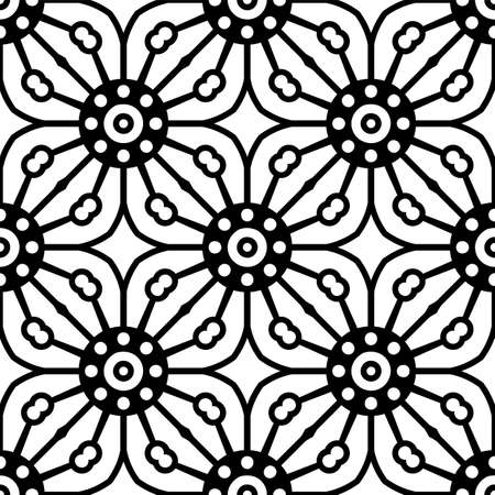 Seamless pattern. Vintage decorative elementsのイラスト素材