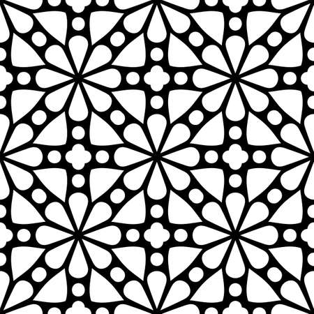 Seamless pattern. Vintage decorative elementsのイラスト素材