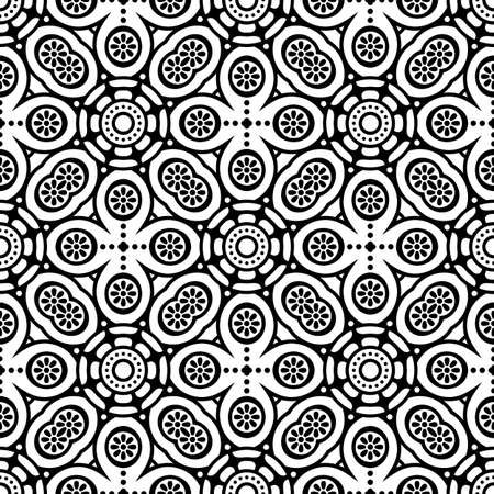 Seamless pattern. Vintage decorative elementsのイラスト素材