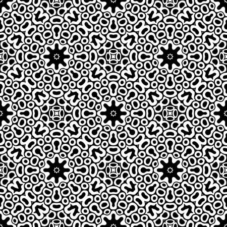 Seamless pattern. Vintage decorative elementsのイラスト素材