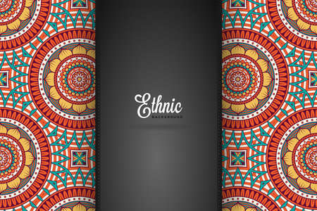 luxury ornamental mandala design backgroundのイラスト素材