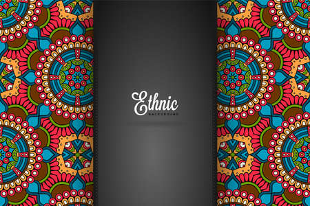 luxury ornamental mandala design backgroundのイラスト素材