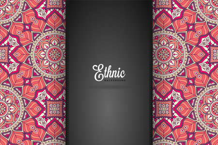 luxury ornamental mandala design backgroundのイラスト素材
